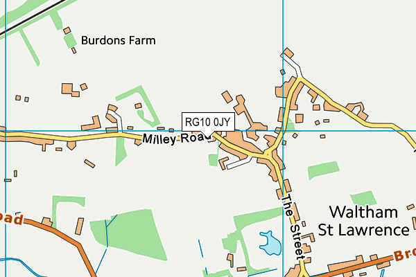 RG10 0JY map - OS VectorMap District (Ordnance Survey) RG10 0JY map - OS VectorMap District (Ordnance Survey)