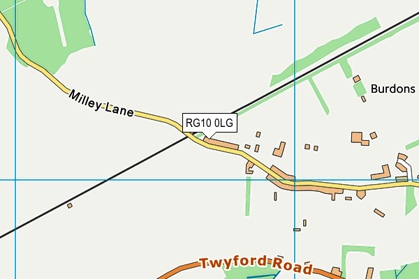 RG10 0LG map - OS VectorMap District (Ordnance Survey) RG10 0LG map - OS VectorMap District (Ordnance Survey)