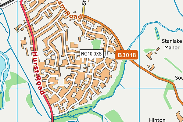 RG10 0XS map - OS VectorMap District (Ordnance Survey) RG10 0XS map - OS VectorMap District (Ordnance Survey)