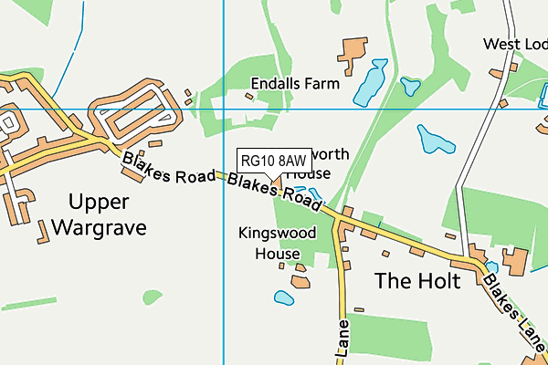 RG10 8AW map - OS VectorMap District (Ordnance Survey) RG10 8AW map - OS VectorMap District (Ordnance Survey)