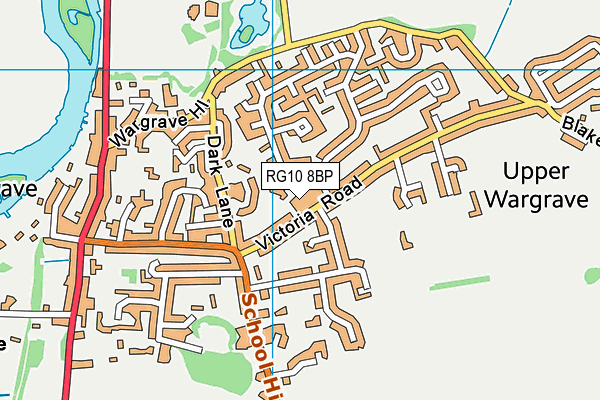 RG10 8BP map - OS VectorMap District (Ordnance Survey)