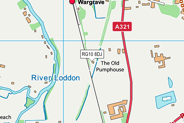 RG10 8DJ map - OS VectorMap District (Ordnance Survey) RG10 8DJ map - OS VectorMap District (Ordnance Survey)