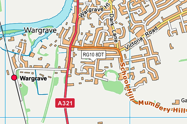 RG10 8DT map - OS VectorMap District (Ordnance Survey) RG10 8DT map - OS VectorMap District (Ordnance Survey)
