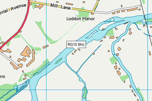 RG10 8HJ map - OS VectorMap District (Ordnance Survey) RG10 8HJ map - OS VectorMap District (Ordnance Survey)