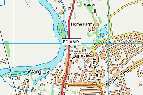 RG10 8HX map - OS VectorMap District (Ordnance Survey) RG10 8HX map - OS VectorMap District (Ordnance Survey)