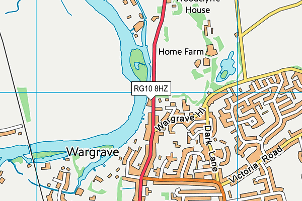RG10 8HZ map - OS VectorMap District (Ordnance Survey) RG10 8HZ map - OS VectorMap District (Ordnance Survey)