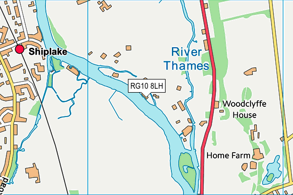 RG10 8LH map - OS VectorMap District (Ordnance Survey) RG10 8LH map - OS VectorMap District (Ordnance Survey)