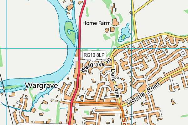 RG10 8LP map - OS VectorMap District (Ordnance Survey) RG10 8LP map - OS VectorMap District (Ordnance Survey)