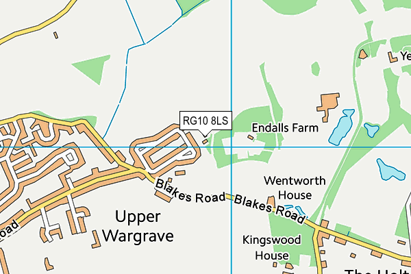 RG10 8LS map - OS VectorMap District (Ordnance Survey) RG10 8LS map - OS VectorMap District (Ordnance Survey)