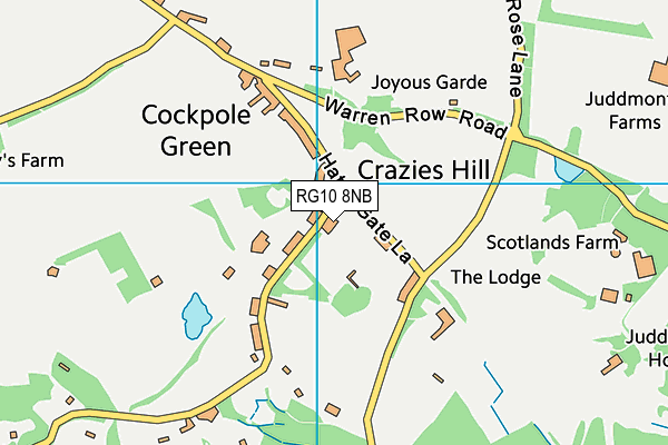 RG10 8NB map - OS VectorMap District (Ordnance Survey) RG10 8NB map - OS VectorMap District (Ordnance Survey)
