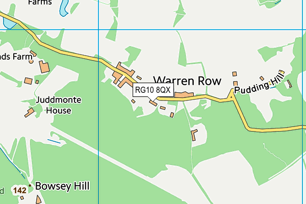 RG10 8QX map - OS VectorMap District (Ordnance Survey) RG10 8QX map - OS VectorMap District (Ordnance Survey)