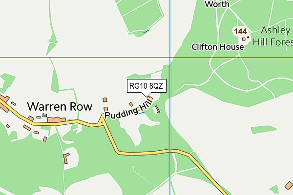 RG10 8QZ map - OS VectorMap District (Ordnance Survey) RG10 8QZ map - OS VectorMap District (Ordnance Survey)