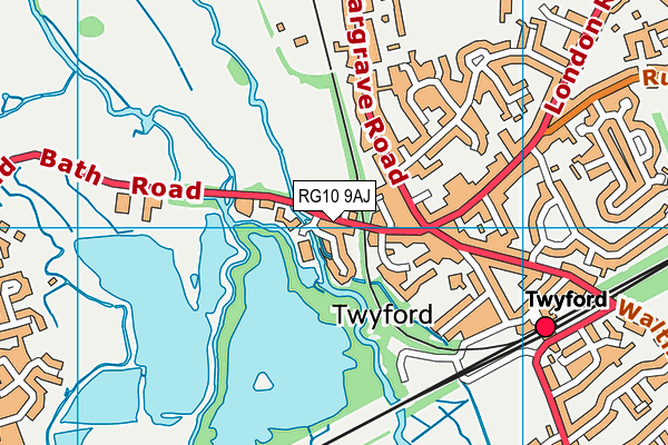 RG10 9AJ map - OS VectorMap District (Ordnance Survey) RG10 9AJ map - OS VectorMap District (Ordnance Survey)