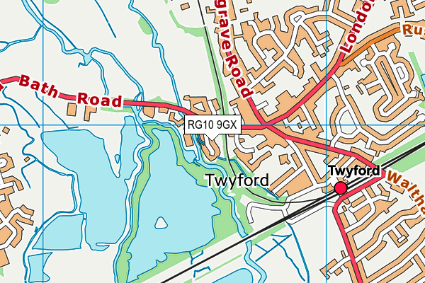 RG10 9GX map - OS VectorMap District (Ordnance Survey) RG10 9GX map - OS VectorMap District (Ordnance Survey)