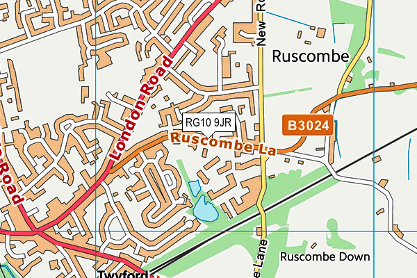 RG10 9JR map - OS VectorMap District (Ordnance Survey) RG10 9JR map - OS VectorMap District (Ordnance Survey)