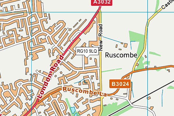 RG10 9LQ map - OS VectorMap District (Ordnance Survey)