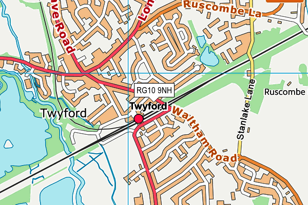 RG10 9NH map - OS VectorMap District (Ordnance Survey) RG10 9NH map - OS VectorMap District (Ordnance Survey)