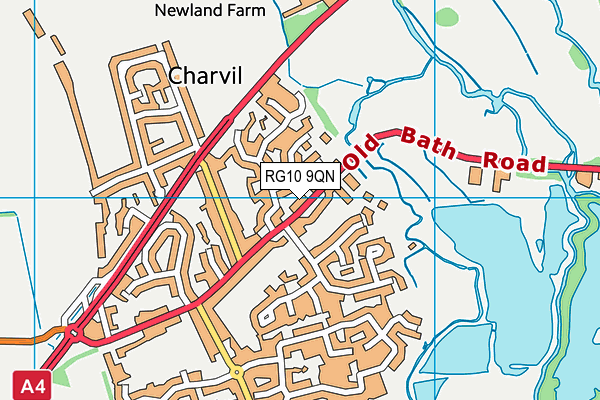 RG10 9QN map - OS VectorMap District (Ordnance Survey) RG10 9QN map - OS VectorMap District (Ordnance Survey)
