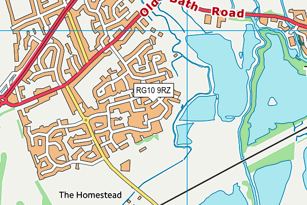 RG10 9RZ map - OS VectorMap District (Ordnance Survey) RG10 9RZ map - OS VectorMap District (Ordnance Survey)