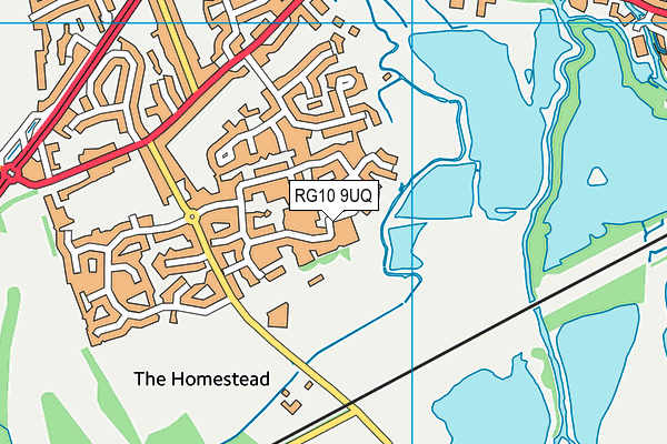 RG10 9UQ map - OS VectorMap District (Ordnance Survey) RG10 9UQ map - OS VectorMap District (Ordnance Survey)