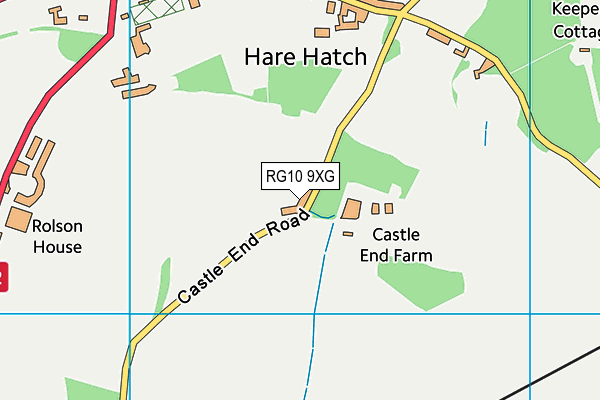 RG10 9XG map - OS VectorMap District (Ordnance Survey) RG10 9XG map - OS VectorMap District (Ordnance Survey)