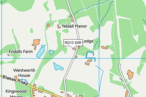 RG10 9XR map - OS VectorMap District (Ordnance Survey) RG10 9XR map - OS VectorMap District (Ordnance Survey)