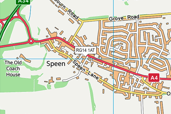 RG14 1AT map - OS VectorMap District (Ordnance Survey) RG14 1AT map - OS VectorMap District (Ordnance Survey)