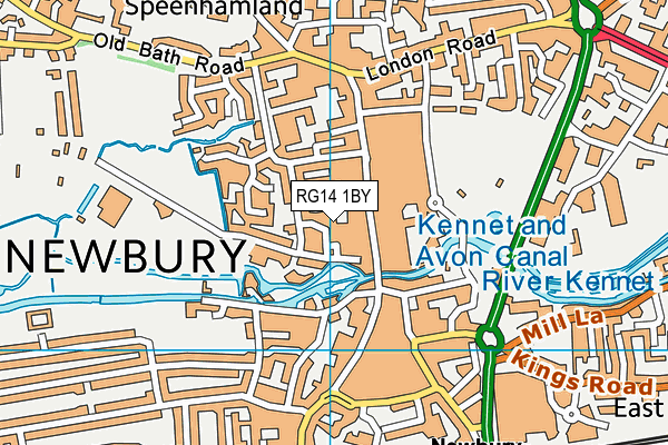 RG14 1BY map - OS VectorMap District (Ordnance Survey) RG14 1BY map - OS VectorMap District (Ordnance Survey)