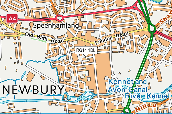 RG14 1DL map - OS VectorMap District (Ordnance Survey) RG14 1DL map - OS VectorMap District (Ordnance Survey)
