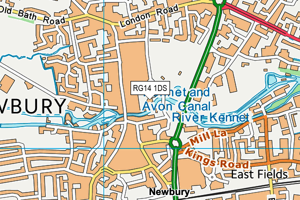 RG14 1DS map - OS VectorMap District (Ordnance Survey) RG14 1DS map - OS VectorMap District (Ordnance Survey)