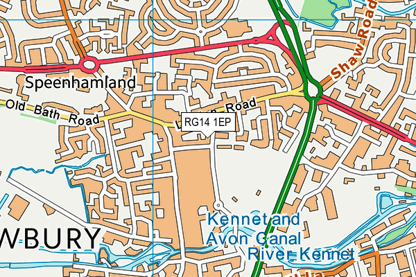 RG14 1EP map - OS VectorMap District (Ordnance Survey) RG14 1EP map - OS VectorMap District (Ordnance Survey)