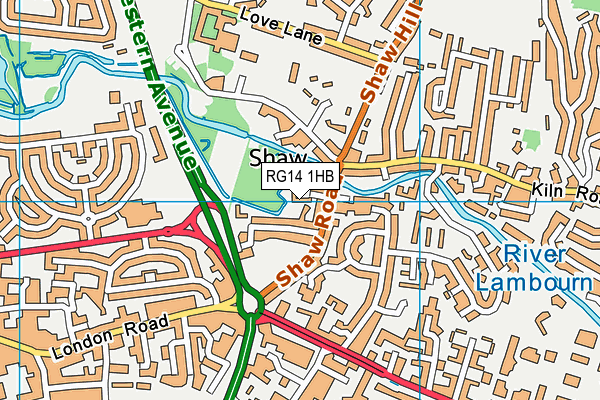 RG14 1HB map - OS VectorMap District (Ordnance Survey) RG14 1HB map - OS VectorMap District (Ordnance Survey)