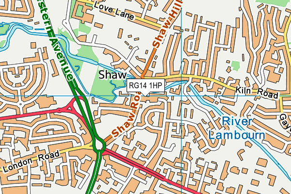 RG14 1HP map - OS VectorMap District (Ordnance Survey) RG14 1HP map - OS VectorMap District (Ordnance Survey)