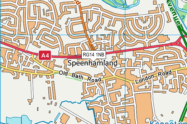 RG14 1NB map - OS VectorMap District (Ordnance Survey) RG14 1NB map - OS VectorMap District (Ordnance Survey)