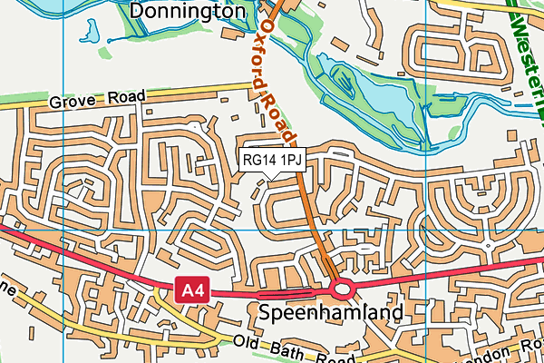 RG14 1PJ map - OS VectorMap District (Ordnance Survey) RG14 1PJ map - OS VectorMap District (Ordnance Survey)