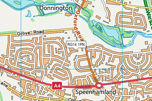 RG14 1PN map - OS VectorMap District (Ordnance Survey) RG14 1PN map - OS VectorMap District (Ordnance Survey)