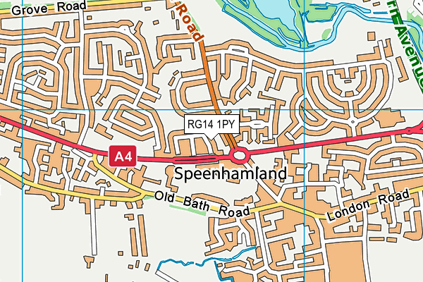 RG14 1PY map - OS VectorMap District (Ordnance Survey) RG14 1PY map - OS VectorMap District (Ordnance Survey)