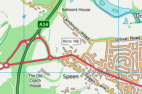 RG14 1RE map - OS VectorMap District (Ordnance Survey) RG14 1RE map - OS VectorMap District (Ordnance Survey)