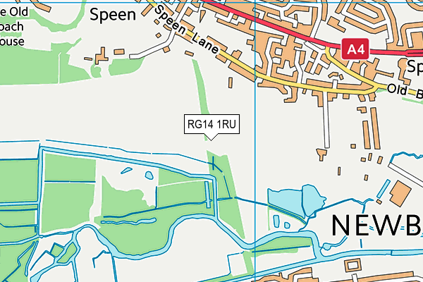 RG14 1RU map - OS VectorMap District (Ordnance Survey) RG14 1RU map - OS VectorMap District (Ordnance Survey)