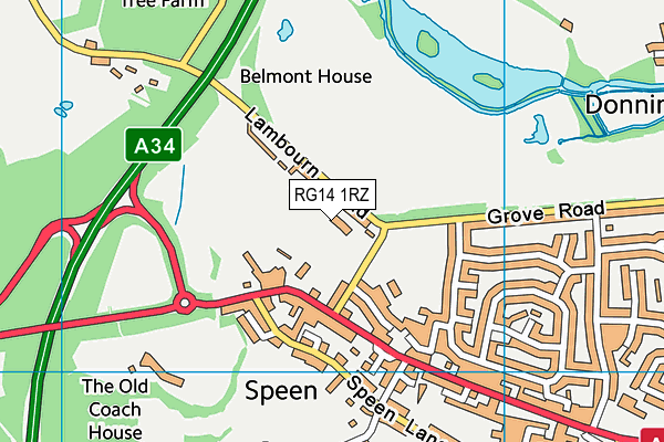 RG14 1RZ map - OS VectorMap District (Ordnance Survey) RG14 1RZ map - OS VectorMap District (Ordnance Survey)
