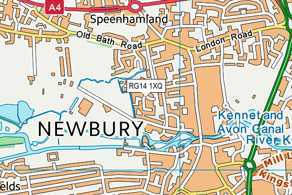 RG14 1XQ map - OS VectorMap District (Ordnance Survey) RG14 1XQ map - OS VectorMap District (Ordnance Survey)