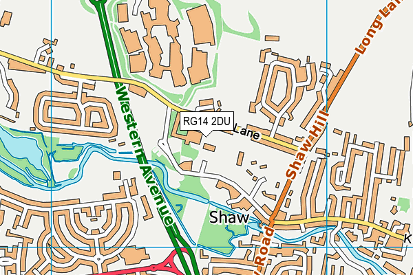 RG14 2DU map - OS VectorMap District (Ordnance Survey) RG14 2DU map - OS VectorMap District (Ordnance Survey)