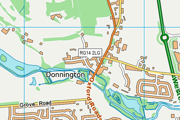 RG14 2LG map - OS VectorMap District (Ordnance Survey) RG14 2LG map - OS VectorMap District (Ordnance Survey)