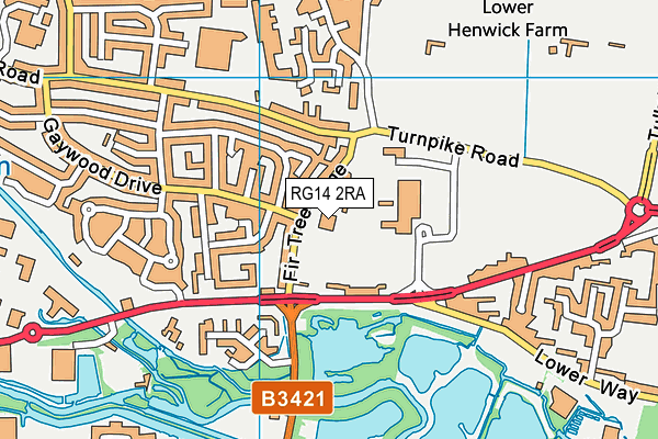 RG14 2RA map - OS VectorMap District (Ordnance Survey) RG14 2RA map - OS VectorMap District (Ordnance Survey)