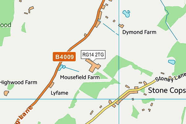 RG14 2TG map - OS VectorMap District (Ordnance Survey) RG14 2TG map - OS VectorMap District (Ordnance Survey)