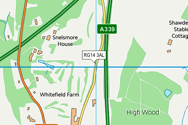 RG14 3AL map - OS VectorMap District (Ordnance Survey) RG14 3AL map - OS VectorMap District (Ordnance Survey)