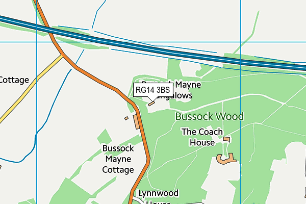 RG14 3BS map - OS VectorMap District (Ordnance Survey) RG14 3BS map - OS VectorMap District (Ordnance Survey)