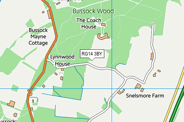 RG14 3BY map - OS VectorMap District (Ordnance Survey) RG14 3BY map - OS VectorMap District (Ordnance Survey)