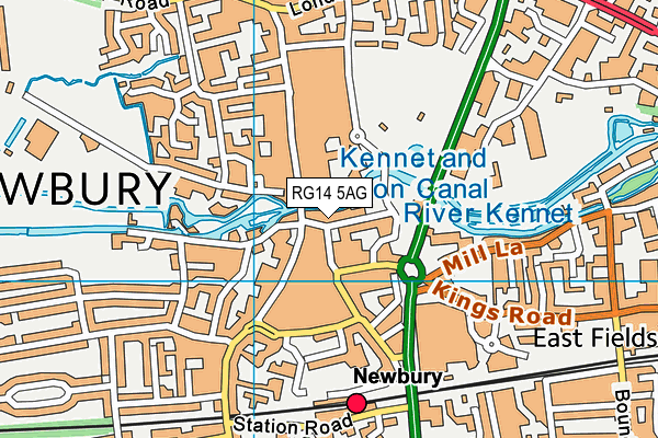 RG14 5AG map - OS VectorMap District (Ordnance Survey) RG14 5AG map - OS VectorMap District (Ordnance Survey)