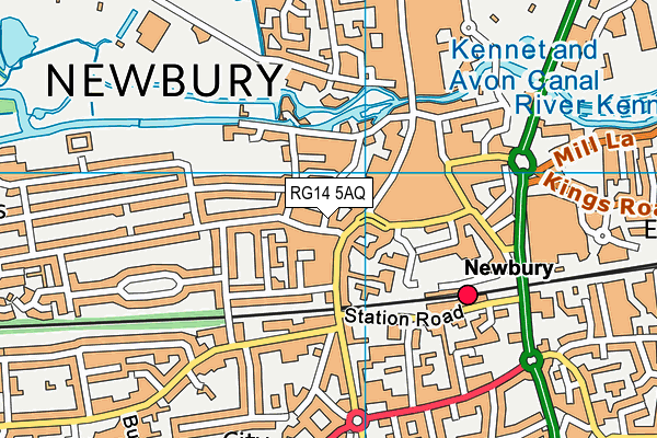 RG14 5AQ map - OS VectorMap District (Ordnance Survey) RG14 5AQ map - OS VectorMap District (Ordnance Survey)